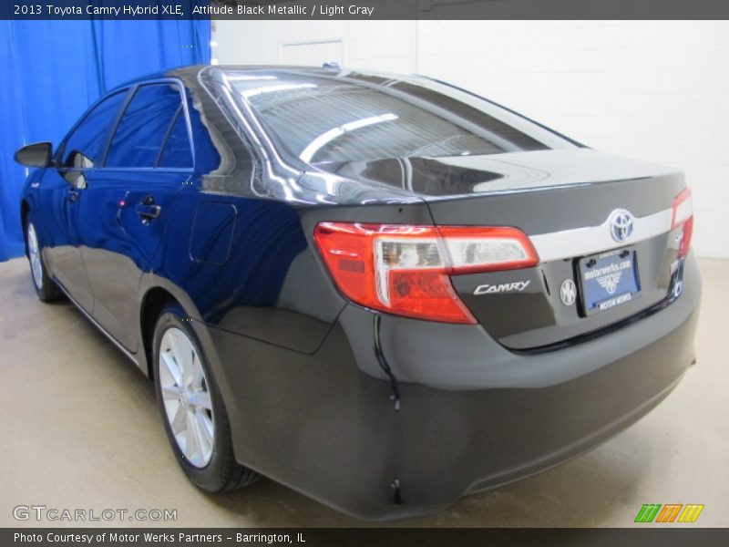 Attitude Black Metallic / Light Gray 2013 Toyota Camry Hybrid XLE