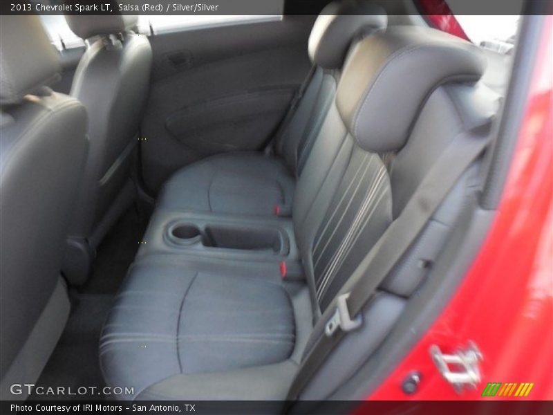 Salsa (Red) / Silver/Silver 2013 Chevrolet Spark LT