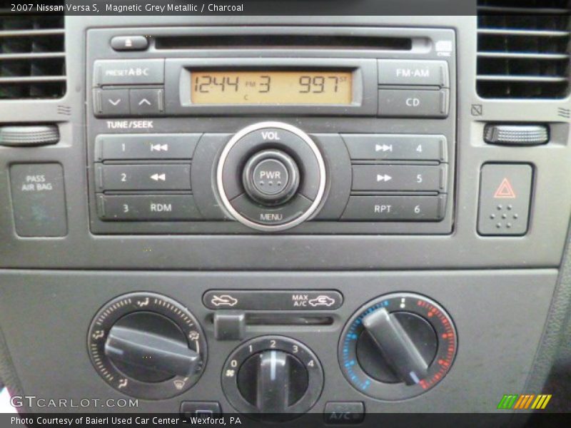 Magnetic Grey Metallic / Charcoal 2007 Nissan Versa S