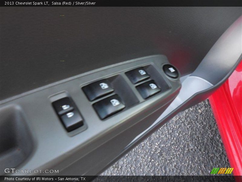 Salsa (Red) / Silver/Silver 2013 Chevrolet Spark LT