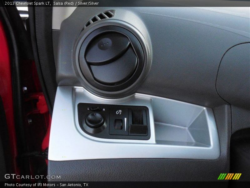 Salsa (Red) / Silver/Silver 2013 Chevrolet Spark LT