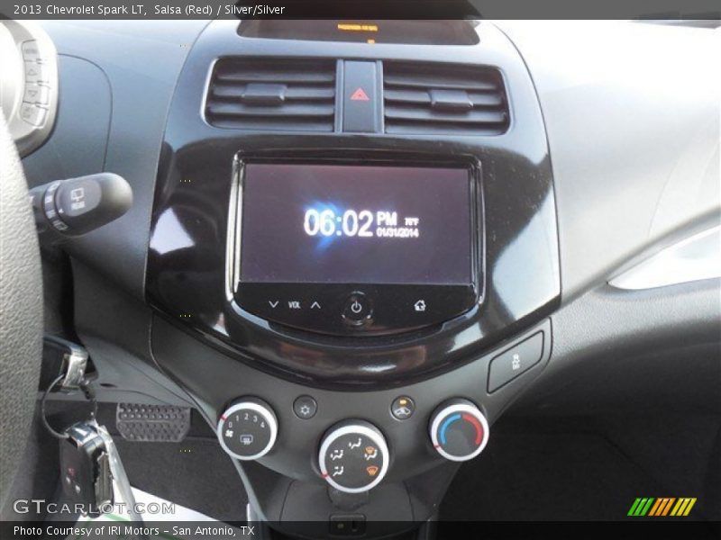 Salsa (Red) / Silver/Silver 2013 Chevrolet Spark LT