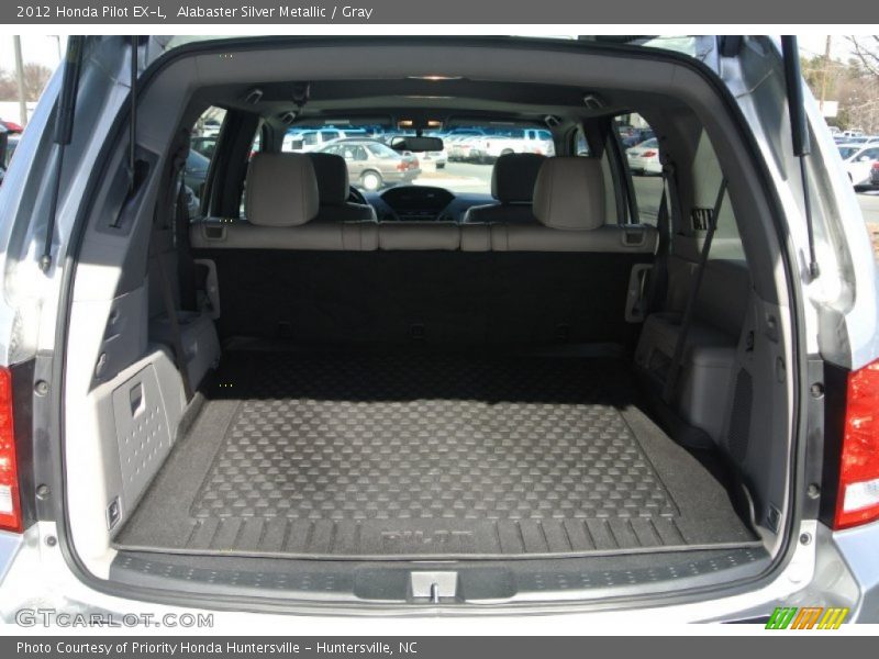 Alabaster Silver Metallic / Gray 2012 Honda Pilot EX-L