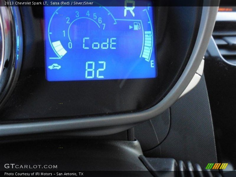 Salsa (Red) / Silver/Silver 2013 Chevrolet Spark LT