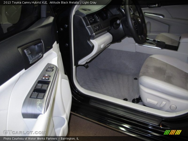 Attitude Black Metallic / Light Gray 2013 Toyota Camry Hybrid XLE