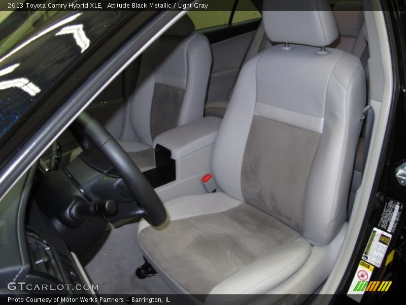 Attitude Black Metallic / Light Gray 2013 Toyota Camry Hybrid XLE