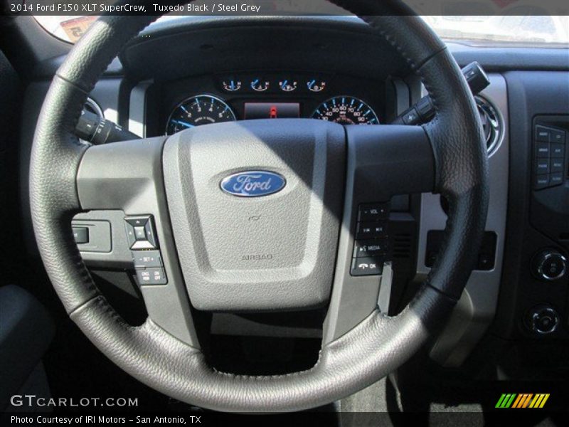 Tuxedo Black / Steel Grey 2014 Ford F150 XLT SuperCrew