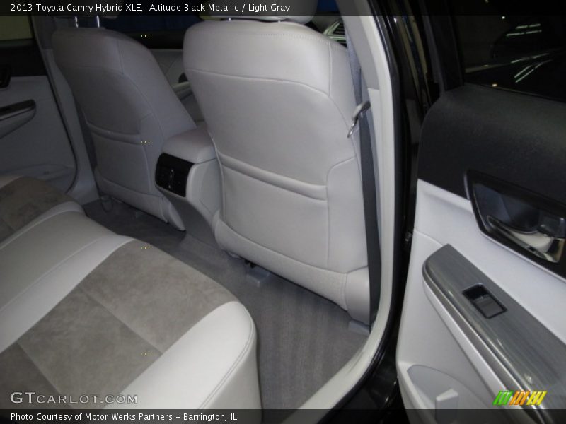 Attitude Black Metallic / Light Gray 2013 Toyota Camry Hybrid XLE
