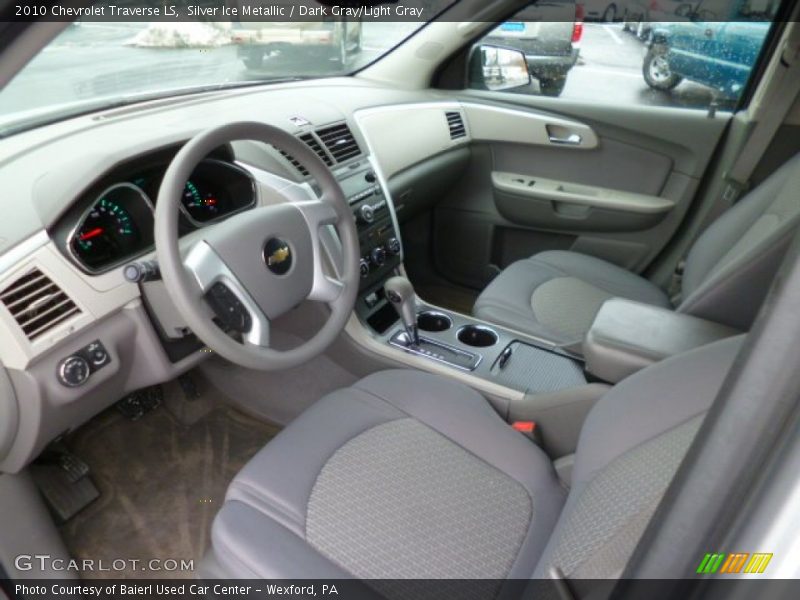 Dark Gray/Light Gray Interior - 2010 Traverse LS 