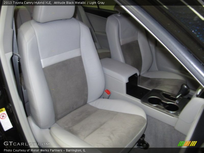 Attitude Black Metallic / Light Gray 2013 Toyota Camry Hybrid XLE