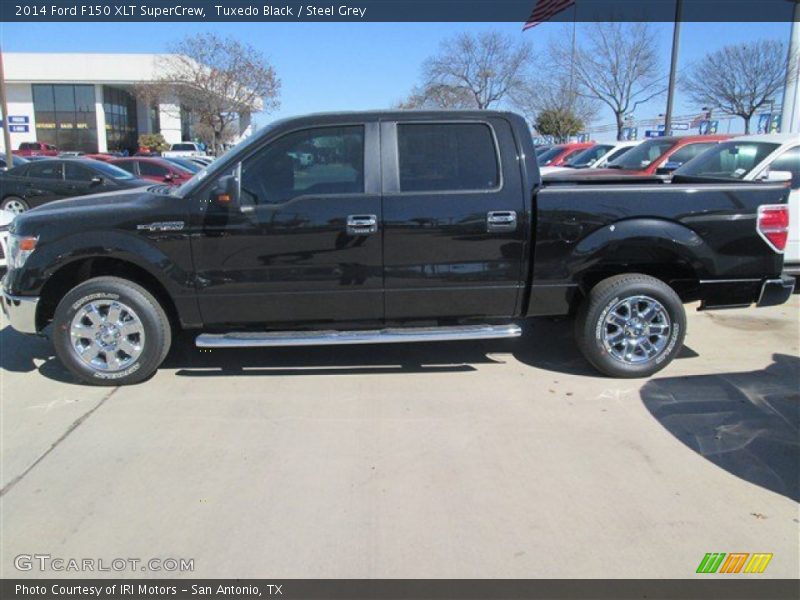 Tuxedo Black / Steel Grey 2014 Ford F150 XLT SuperCrew