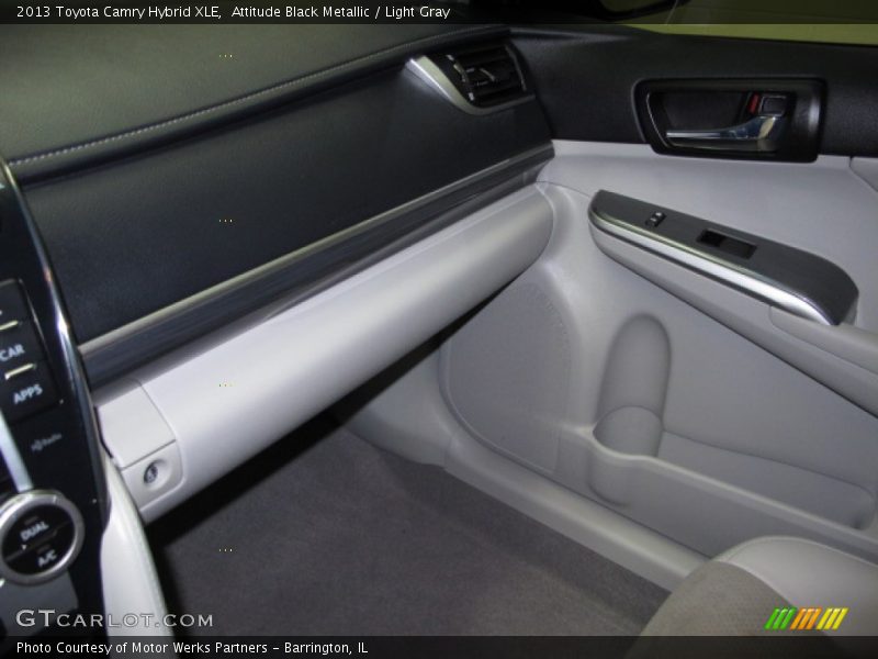 Attitude Black Metallic / Light Gray 2013 Toyota Camry Hybrid XLE