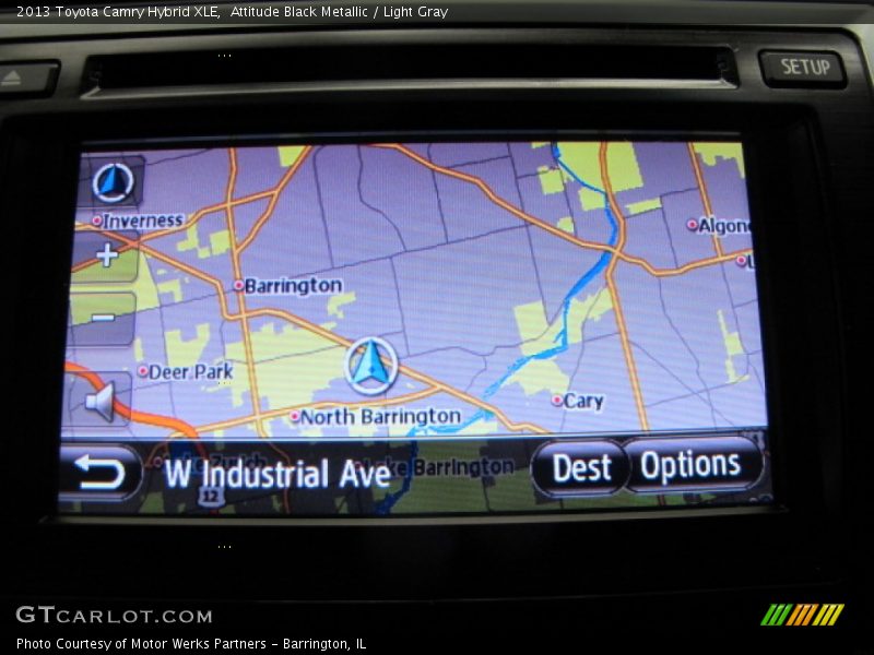 Attitude Black Metallic / Light Gray 2013 Toyota Camry Hybrid XLE