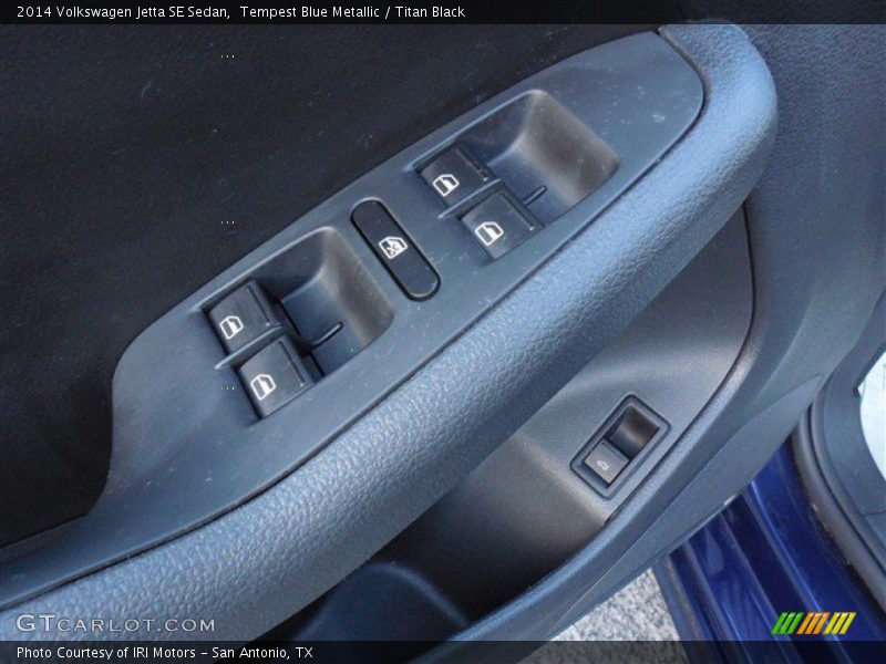Tempest Blue Metallic / Titan Black 2014 Volkswagen Jetta SE Sedan