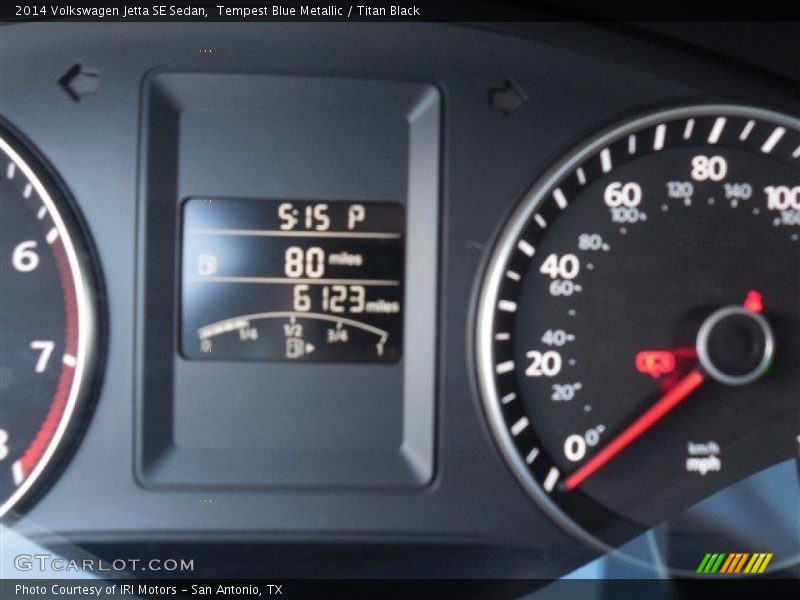 Tempest Blue Metallic / Titan Black 2014 Volkswagen Jetta SE Sedan