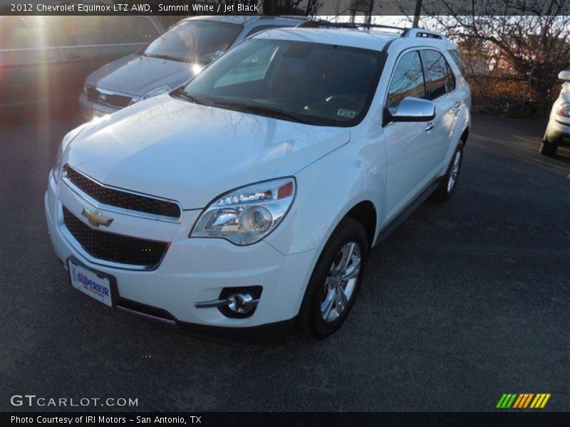 Summit White / Jet Black 2012 Chevrolet Equinox LTZ AWD