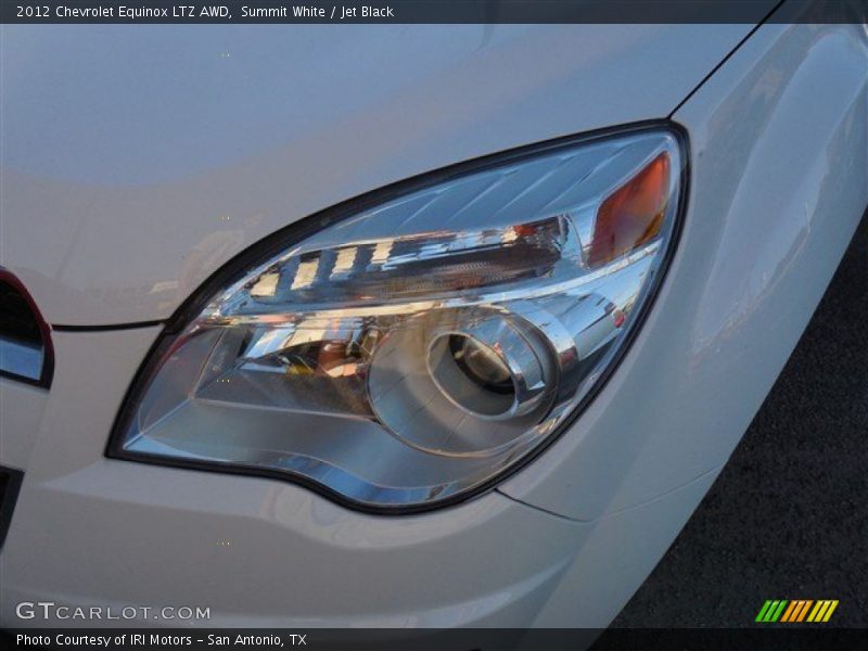 Summit White / Jet Black 2012 Chevrolet Equinox LTZ AWD