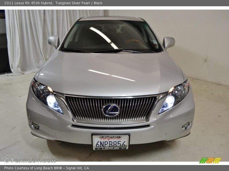 Tungsten Silver Pearl / Black 2011 Lexus RX 450h Hybrid