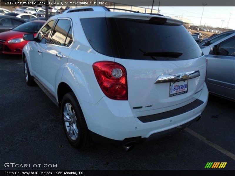 Summit White / Jet Black 2012 Chevrolet Equinox LTZ AWD