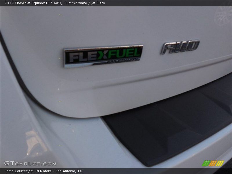 Summit White / Jet Black 2012 Chevrolet Equinox LTZ AWD
