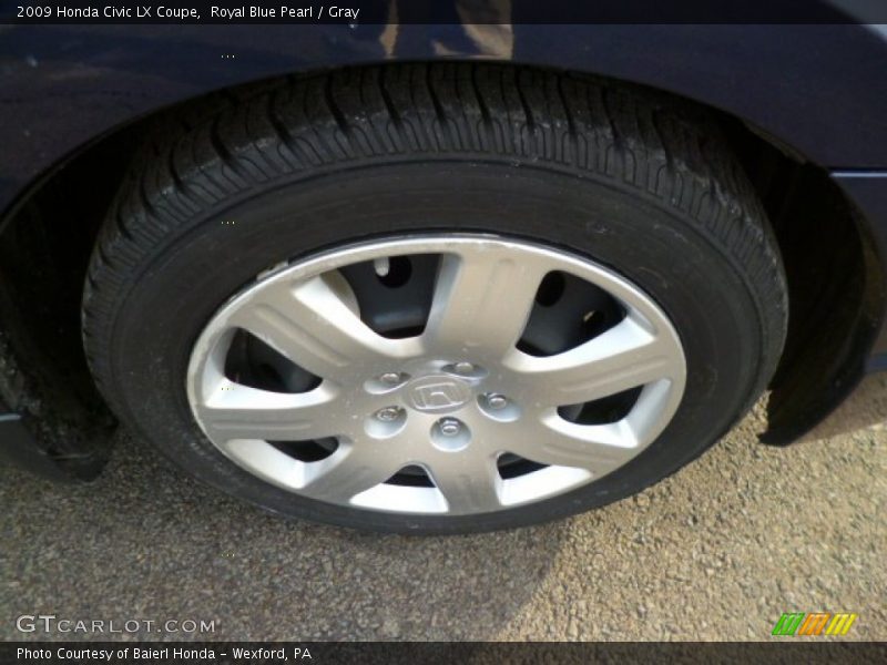 Royal Blue Pearl / Gray 2009 Honda Civic LX Coupe