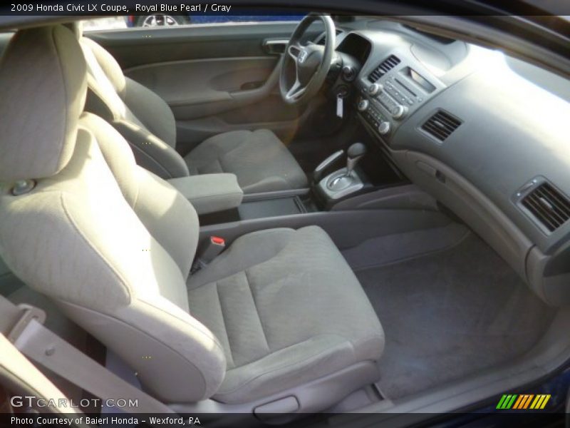 Royal Blue Pearl / Gray 2009 Honda Civic LX Coupe