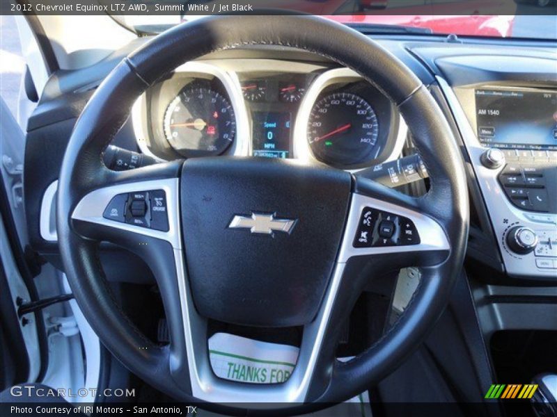 Summit White / Jet Black 2012 Chevrolet Equinox LTZ AWD