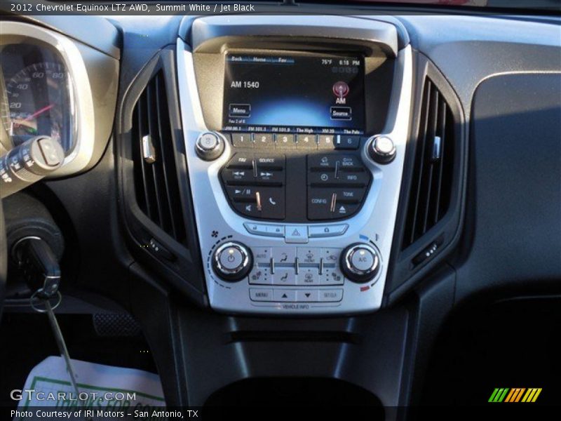 Summit White / Jet Black 2012 Chevrolet Equinox LTZ AWD