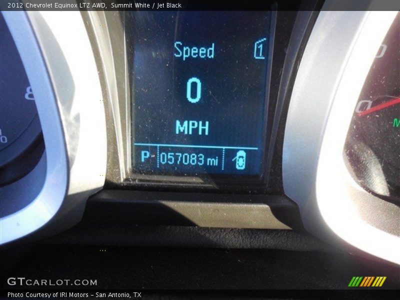 Summit White / Jet Black 2012 Chevrolet Equinox LTZ AWD