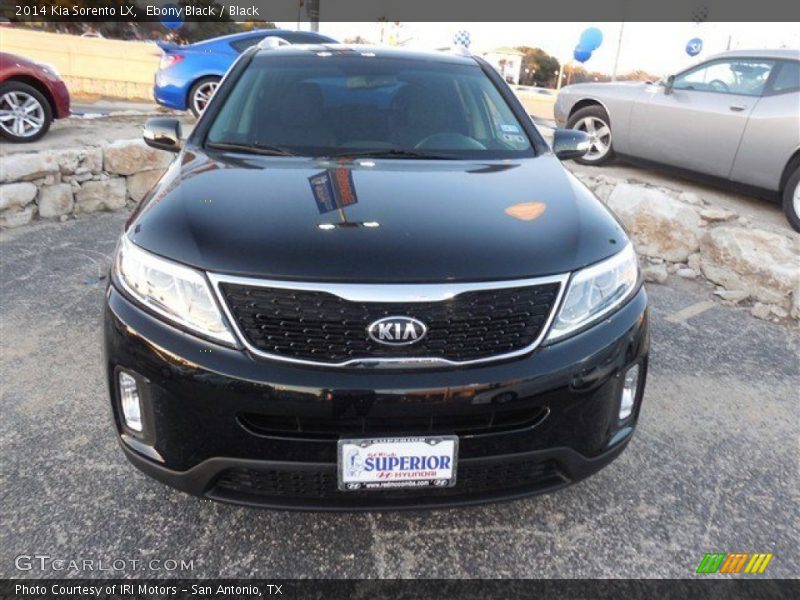 Ebony Black / Black 2014 Kia Sorento LX