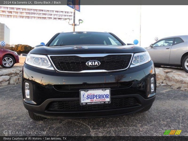 Ebony Black / Black 2014 Kia Sorento LX