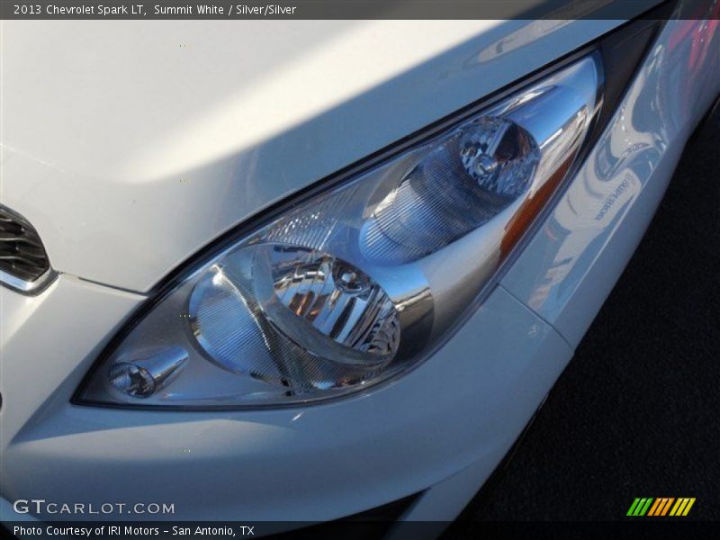 Summit White / Silver/Silver 2013 Chevrolet Spark LT