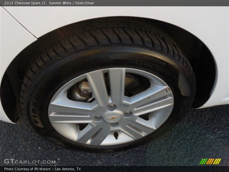 Summit White / Silver/Silver 2013 Chevrolet Spark LT
