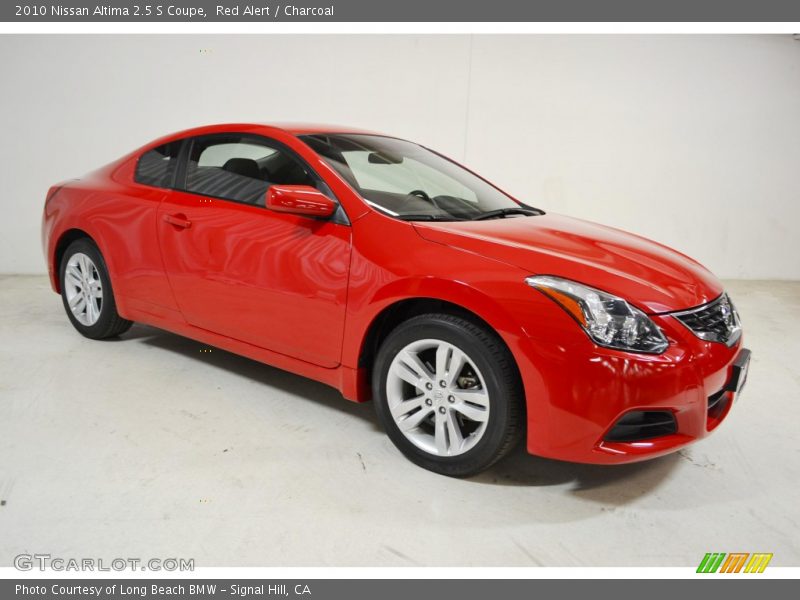 Red Alert / Charcoal 2010 Nissan Altima 2.5 S Coupe