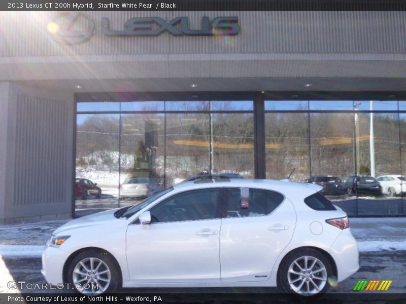 Starfire White Pearl / Black 2013 Lexus CT 200h Hybrid