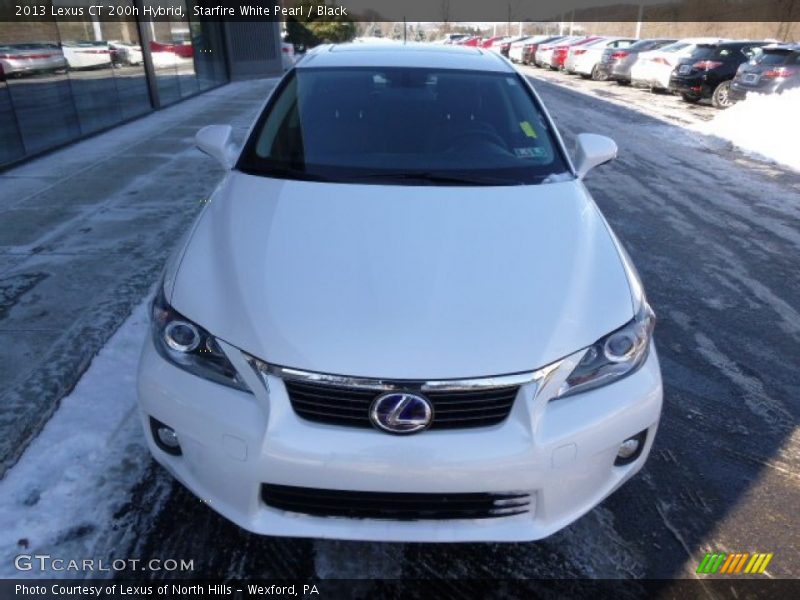 Starfire White Pearl / Black 2013 Lexus CT 200h Hybrid