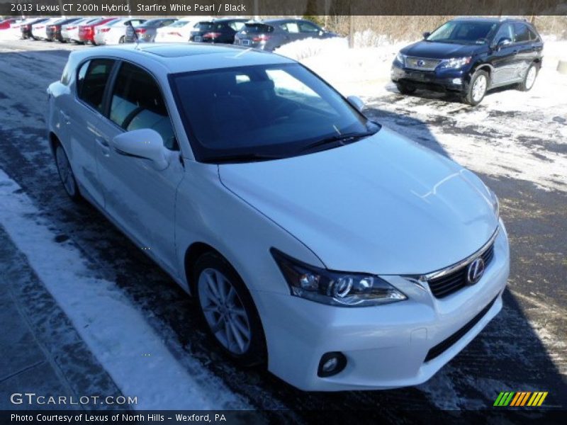 Starfire White Pearl / Black 2013 Lexus CT 200h Hybrid