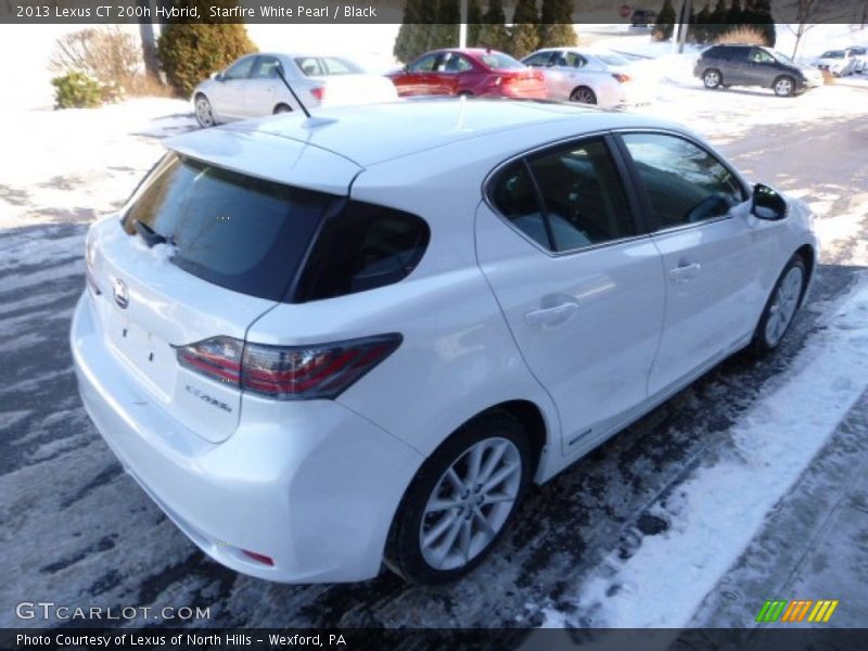 Starfire White Pearl / Black 2013 Lexus CT 200h Hybrid