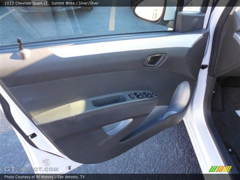 Summit White / Silver/Silver 2013 Chevrolet Spark LT