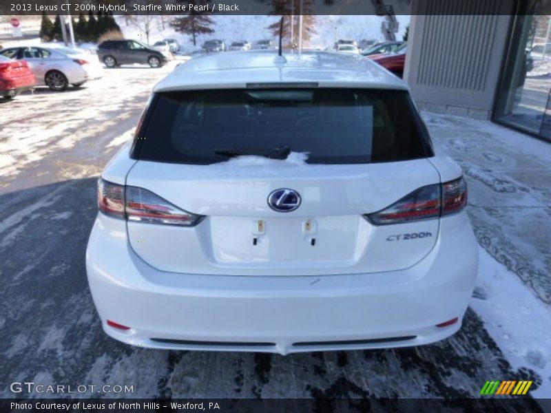 Starfire White Pearl / Black 2013 Lexus CT 200h Hybrid