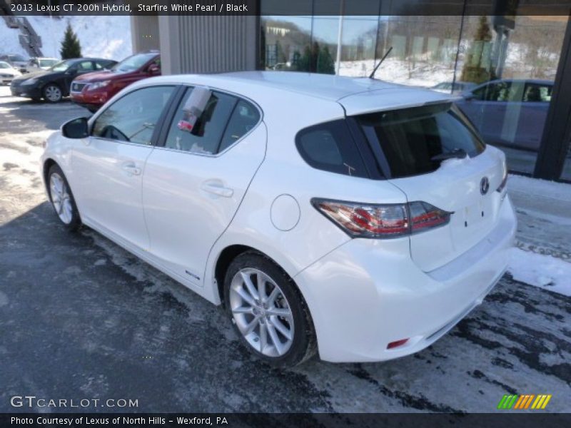 Starfire White Pearl / Black 2013 Lexus CT 200h Hybrid