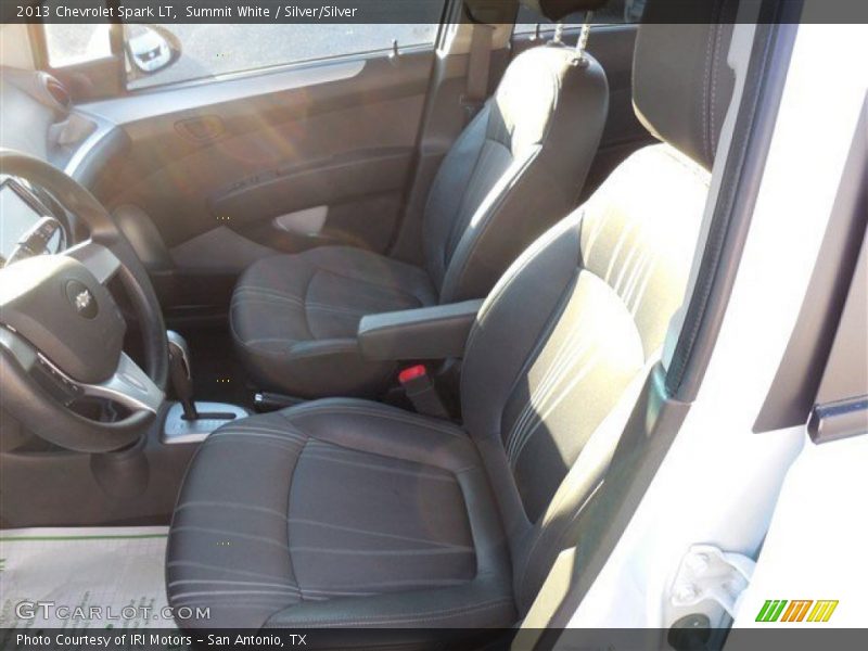 Summit White / Silver/Silver 2013 Chevrolet Spark LT