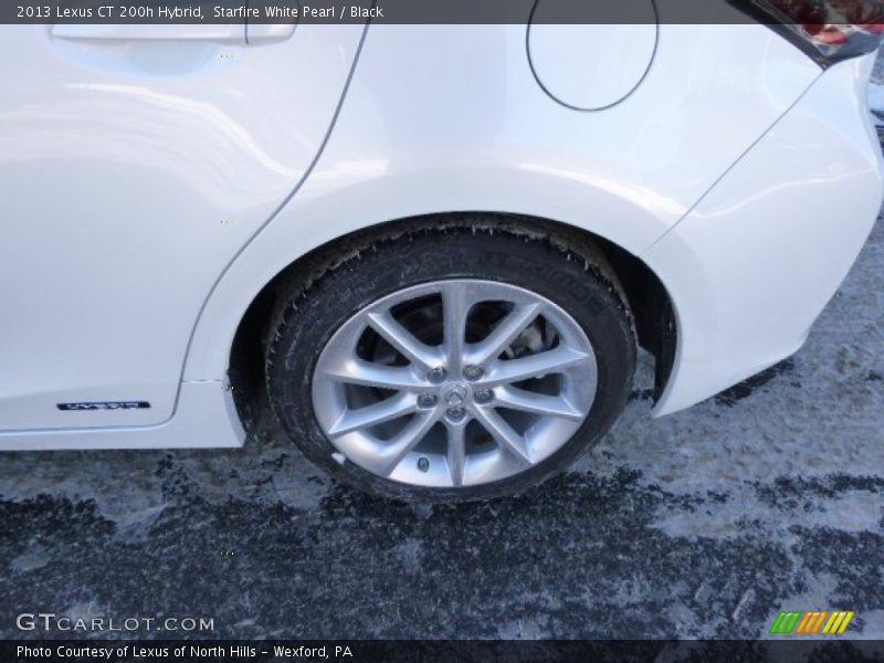 Starfire White Pearl / Black 2013 Lexus CT 200h Hybrid