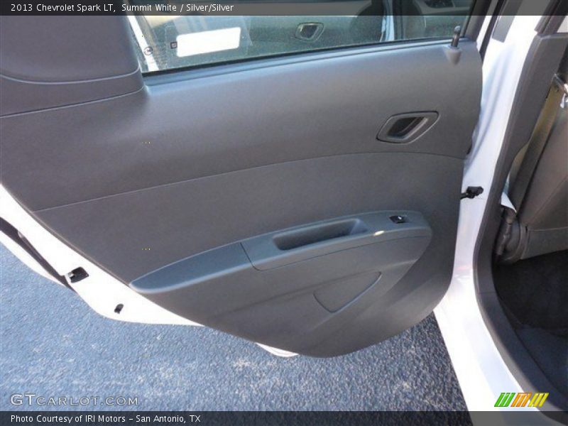 Summit White / Silver/Silver 2013 Chevrolet Spark LT