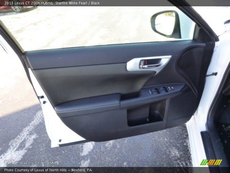 Starfire White Pearl / Black 2013 Lexus CT 200h Hybrid