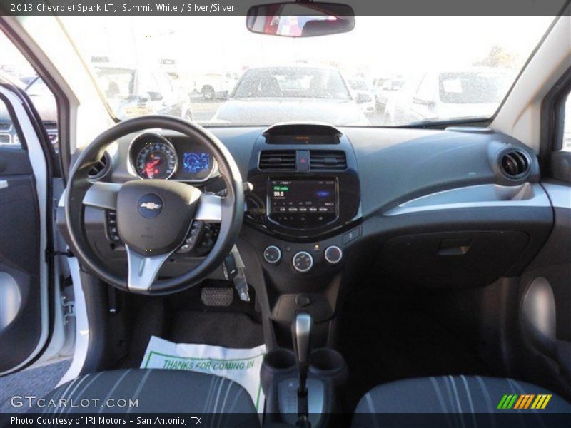 Summit White / Silver/Silver 2013 Chevrolet Spark LT