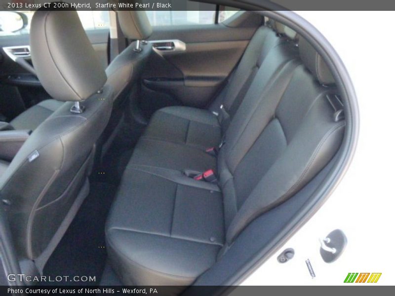 Starfire White Pearl / Black 2013 Lexus CT 200h Hybrid