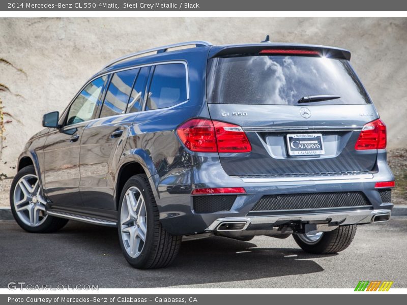 Steel Grey Metallic / Black 2014 Mercedes-Benz GL 550 4Matic