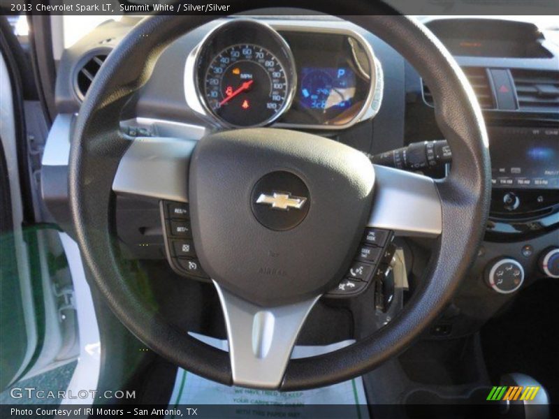 Summit White / Silver/Silver 2013 Chevrolet Spark LT
