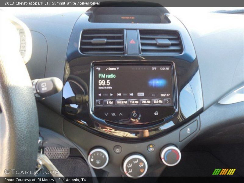 Summit White / Silver/Silver 2013 Chevrolet Spark LT